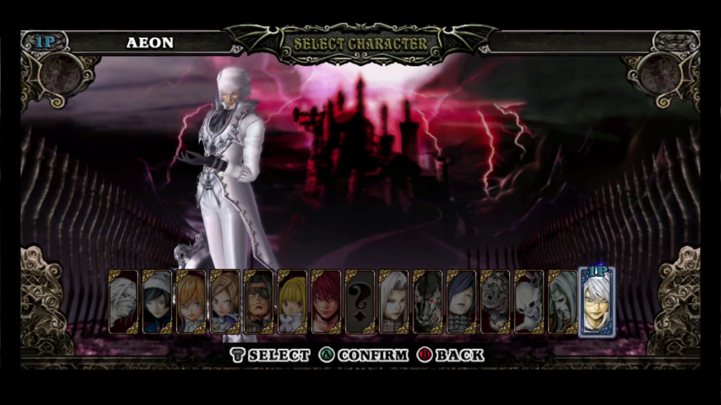 Castlevania Judgement's roster. 