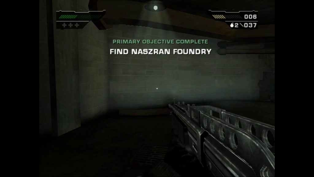 Screenshot from the PlayStation 2 and Xbox video game Black.