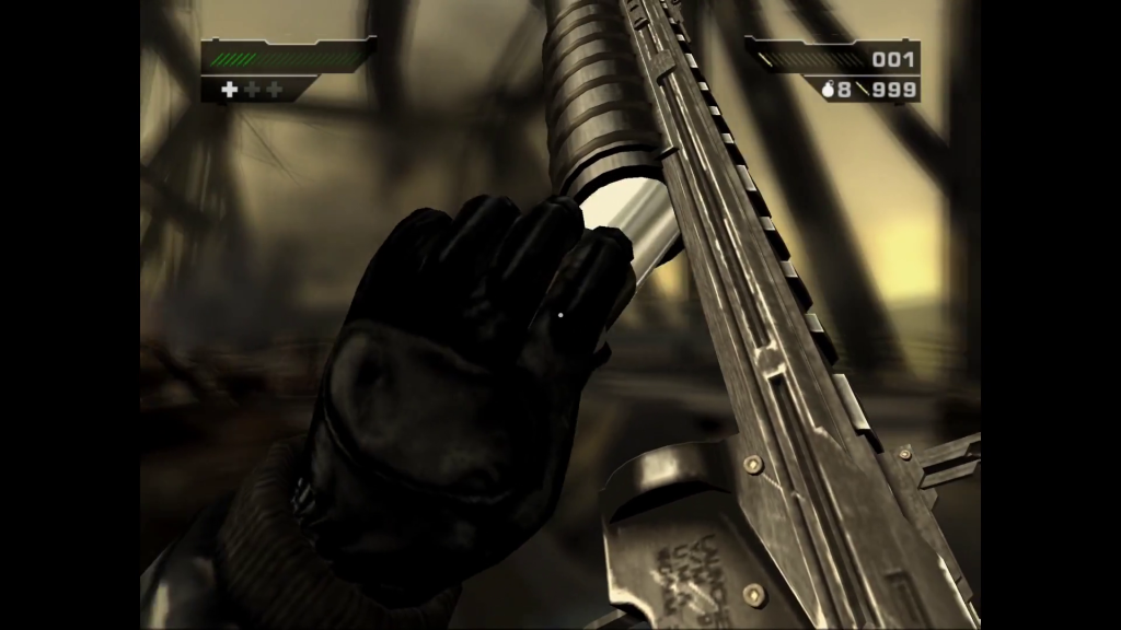 Screenshot from the PlayStation 2 and Xbox video game Black.